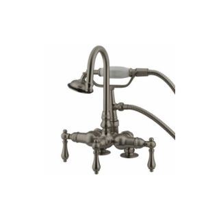 Elements of Design DT0138AL St. Louis High Rise Clawfoot Tub Filler With Hand Sh