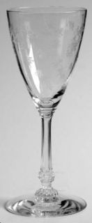Heisey Chintz Clear (Stem #3389) Claret Wine   Stem #3389, Etch #450,Clear