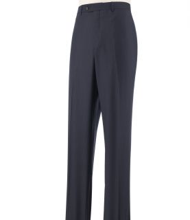Signature Tailored Fit Box Check Plain Front Trousers JoS. A. Bank