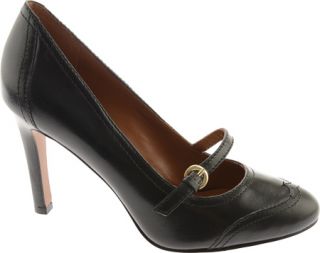 Womens Nine West Gade   Black Leather Mary Janes