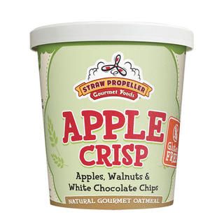 Straw Propeller Apple Crisp Oatmeal