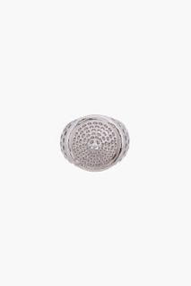 Eddie Borgo Silver Perforated Aerator Cone Ring