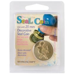 Large Decorative Seal Coin   Cherub