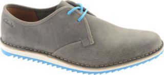 Mens Clarks Maxim Flow   Dark Grey Leather Lace Up Shoes