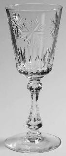 Cambridge Star (Stem #3725) Wine Glass   Stem #3725,Cut #1016