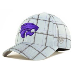 Kansas State Wildcats Top of the World NCAA Fuse Plaid One Fit Cap