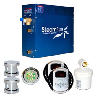 SteamSpa RY1200CH Royal 12kw Steam Generator Package in Chrome