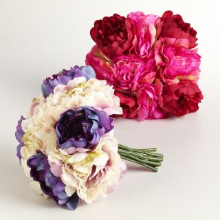 Multicolored Peony Bunches, Set of 2   World Market