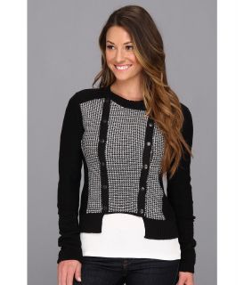 Fox Drive Cardigan Sweater Womens Sweater (Black)
