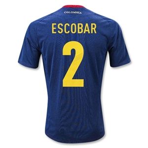 adidas Colombia 11/13 ESCOBAR Away Soccer Jersey
