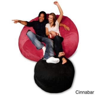 6 foot Soft Micro Suede Beanbag Chair