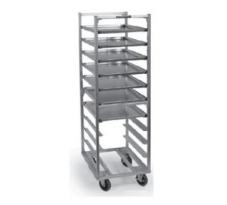 Lakeside 63 in Roll In Cooler Rack w/ Angle Ledge, 18 Trays, Aluminum