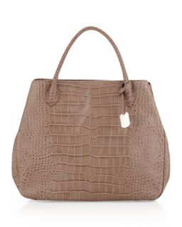 New Giselle Large Tote, Taupe