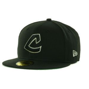 Cleveland Indians New Era MLB Black on Color 59FIFTY Cap