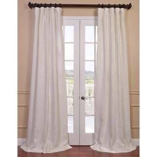 Ivory French Linen Lined Curtain Panel