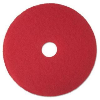 3m Buffer Pad, Removes Scuff Marks, 16, 5/CT, Red