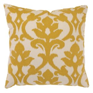 Azzure Marigold Throw Pillow   472997, 18 in.