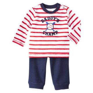 Just One YouMade by Carters Infant Toddler Boys Top and Bottom Set   Blue/Red