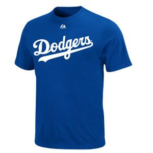Los Angeles Dodgers Profile MLB Official Wordmark T Shirt 3X 4X