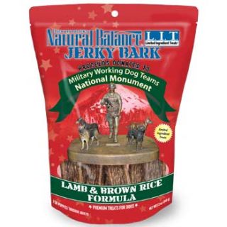 L.I.T. Limited Ingredient Treats Lamb & Brown Rice Jerky Bark