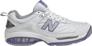 Womens New Balance WC806   White Tennis Shoes