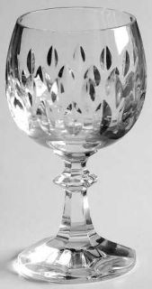Unknown Crystal Unk875 Cordial Glass   Cut Vertical Design,Textured Foot