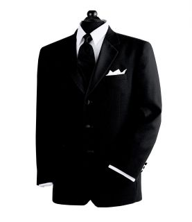 Black 3 Button Tuxedo Jacket  Sizes 48 52 JoS. A. Bank Mens Suit