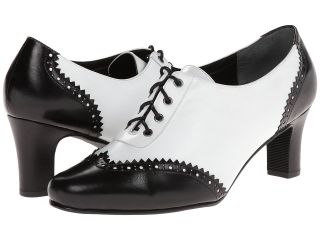 Fitzwell Omen Womens Lace Up Wing Tip Shoes (White)