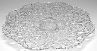 Smith Glass  Daisy And Button Clear (Punch Set) Punch Bowl Underplate   Punch Se