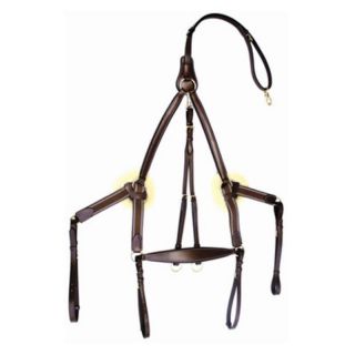 Henri De Rivel Pro 5 Point Elastic Breastplate Martingale with Running