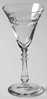 Bryce 784 4 Sherry Glass   Stem 784, Cut