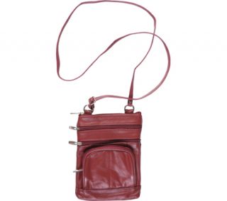 Womens Journee Collection KP004   Burgundy Shoulder Bags