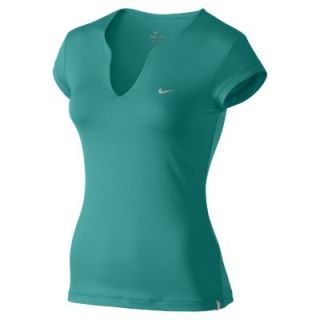 Nike Pure Womens Tennis Top   Turbo Green