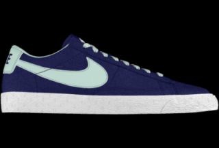 Nike Blazer Low Premium iD Custom Womens Shoes   Blue