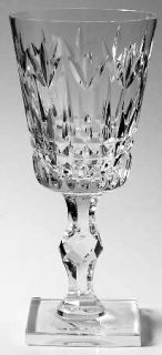 Tiffin Franciscan Westerly (Square Base) Water Goblet   17725/Square Base,  Trad