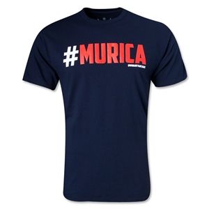 Who Are Ya Designs Who Are Ya #MURICA T Shirt (Navy)