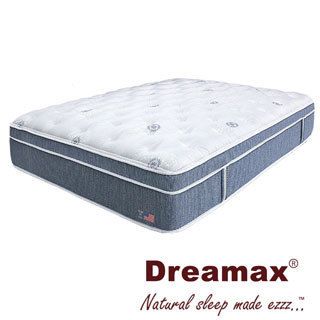 Dreamax Quilted Euro Pillow Top 12 inch Twin size Innerspring Mattress (TwinSupport Medium Soft1.25 inch quilted white damaskStructured tailoring euro pillow top mattress designed for enhanced cushioning and plusher feel 360 degree foam encased edge supp