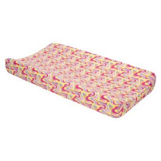 Changing Pad Cover PINK OH, THE PLACES YOULL GO