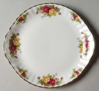 Royal Albert Old Country Roses Handled Cake Plate, Fine China Dinnerware   Montr