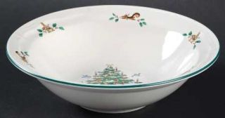 Ming Pao Woodland Christmas (Embossed Rim) Coupe Cereal Bowl, Fine China Dinnerw
