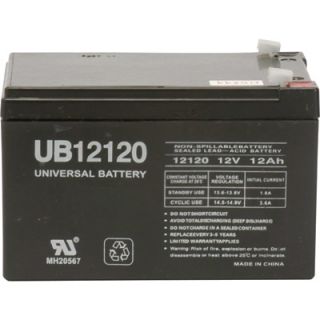 UPG Sealed Lead Acid Battery   AGM type, 12V, 12 Amps