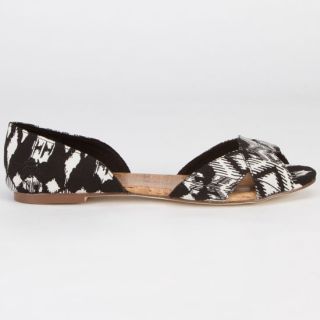 Bust A Move Womens Flats Black/White In Sizes 6, 8, 6.5, 9,