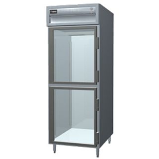 Delfield Reach In Hot Food Cabinet w/ Glass Half Door, 24.96 cu ft, Export