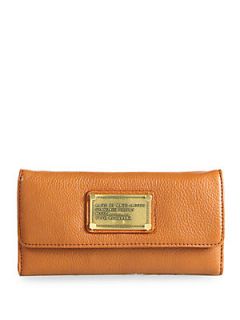 Marc by Marc Jacobs Classic Q Long Trifold Wallet   Cinnamon