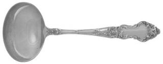 Wallace Meadow Rose (Sterling,1907,No Monograms) Gravy Ladle, Solid Piece   Ster