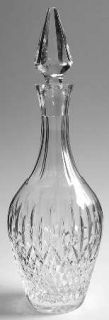 Stuart Madison Clear (Cut) Wine Decanter with Stopper   Cut Criss Hatch Design O