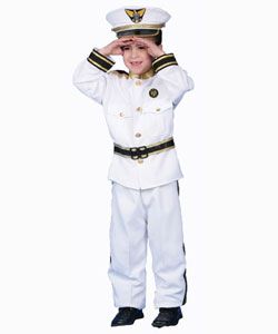 Deluxe Navy Admiral Costume Set