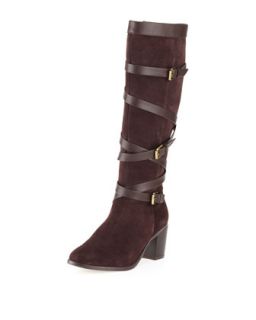Strappy High Boot, Brown