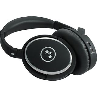 True Fidelity Active Noise Canceling Headphones Black Chrome Medalli
