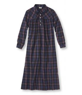 Tartan Flannel Nightgown Misses Petite